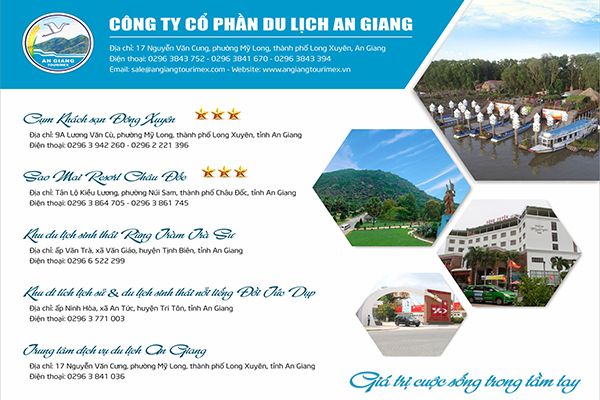 Công ty CP Du lịch An Giang - Doanh nghiệp du lịch hàng đầu.